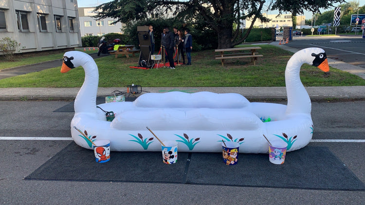 Pêche au canard gonflable signe