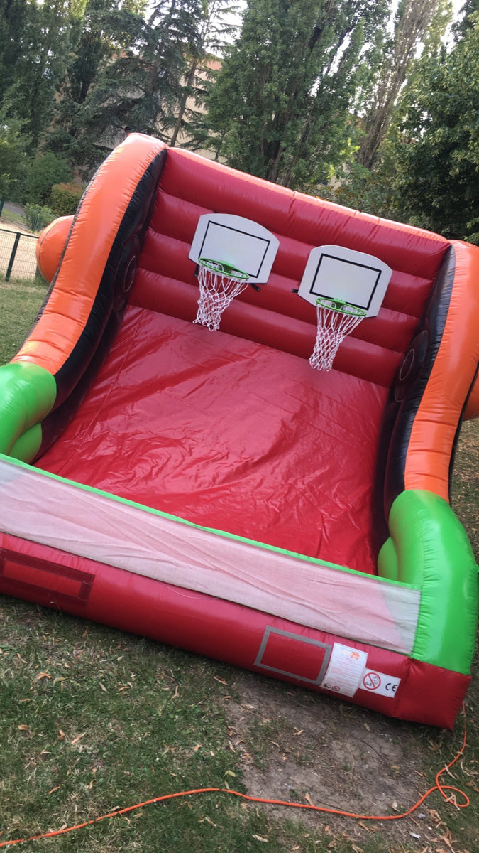 Panier De Basket Gonflable Pour Enfants - Jeu D'intérieur/extérieur Avec Ballon, Idéal Pour Fêtes Et Famille