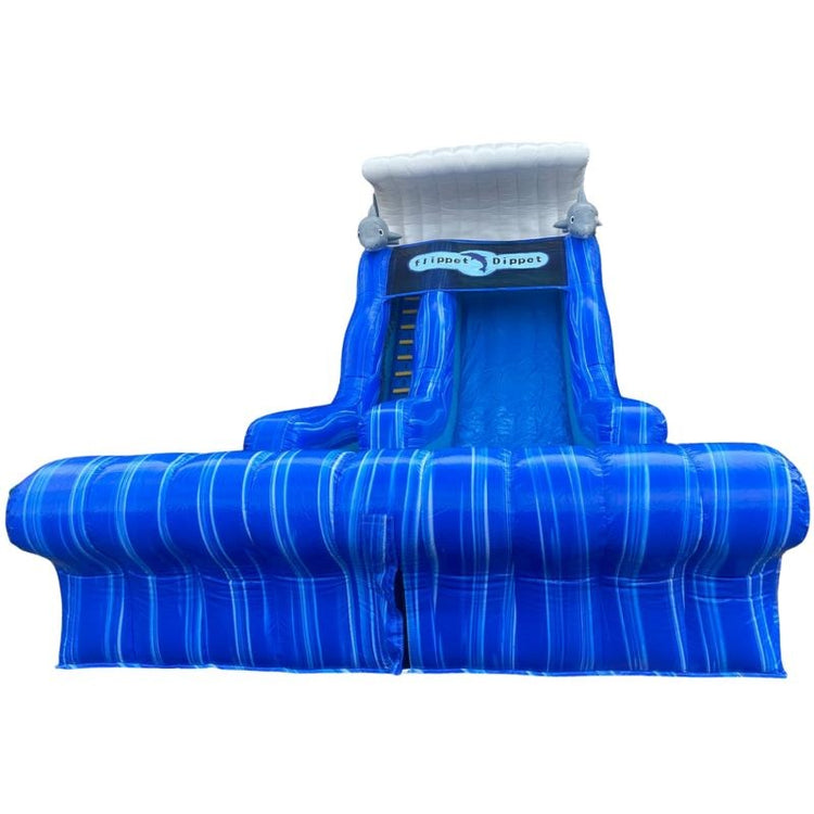 Structure gonflable tobbogan dauphin