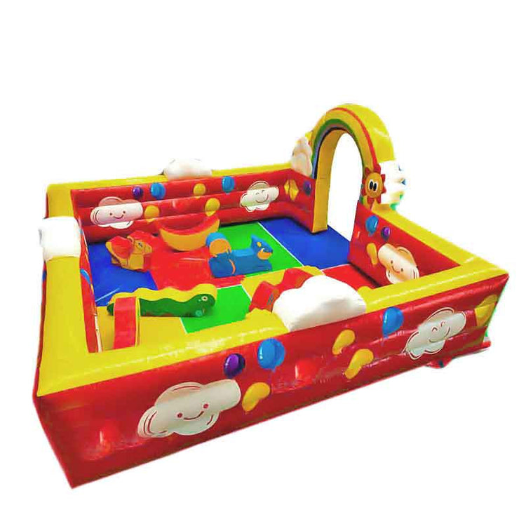 Parc baby arc en ciel ( module motricité inclus dans le parc )
